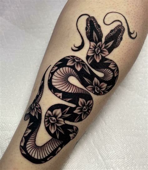 85 Snake Tattoos That May Have You Wrapping。